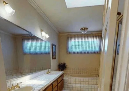Residential bathroom before Image